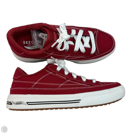 Shoes Sneakers By Skechers In Red, Size: 8