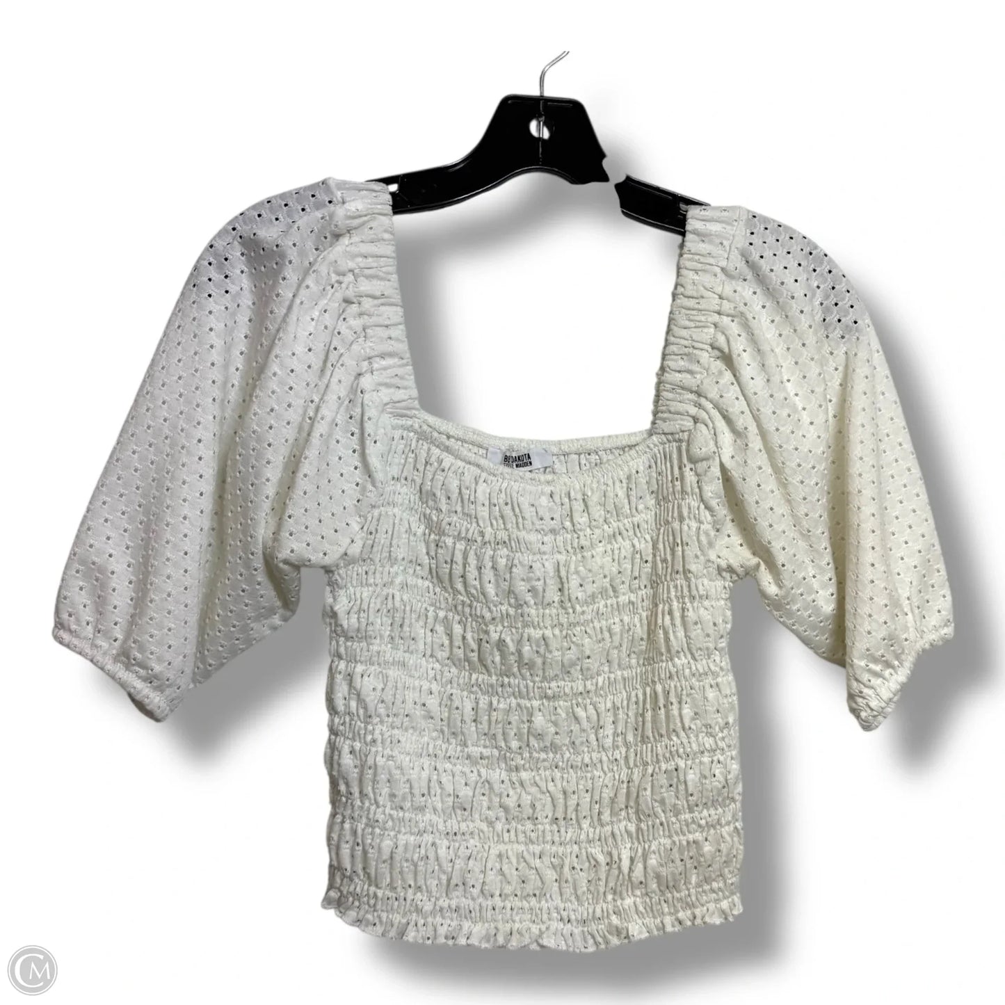 Top 3/4 Sleeve By Bb Dakota In White, Size: S