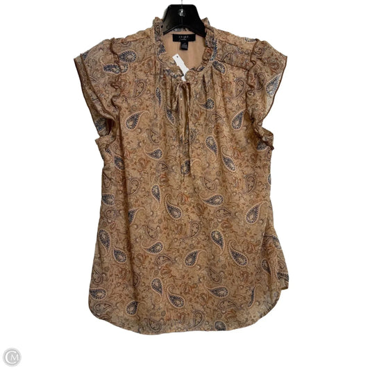 Top Sleeveless By Clothes Mentor In Gold, Size: S