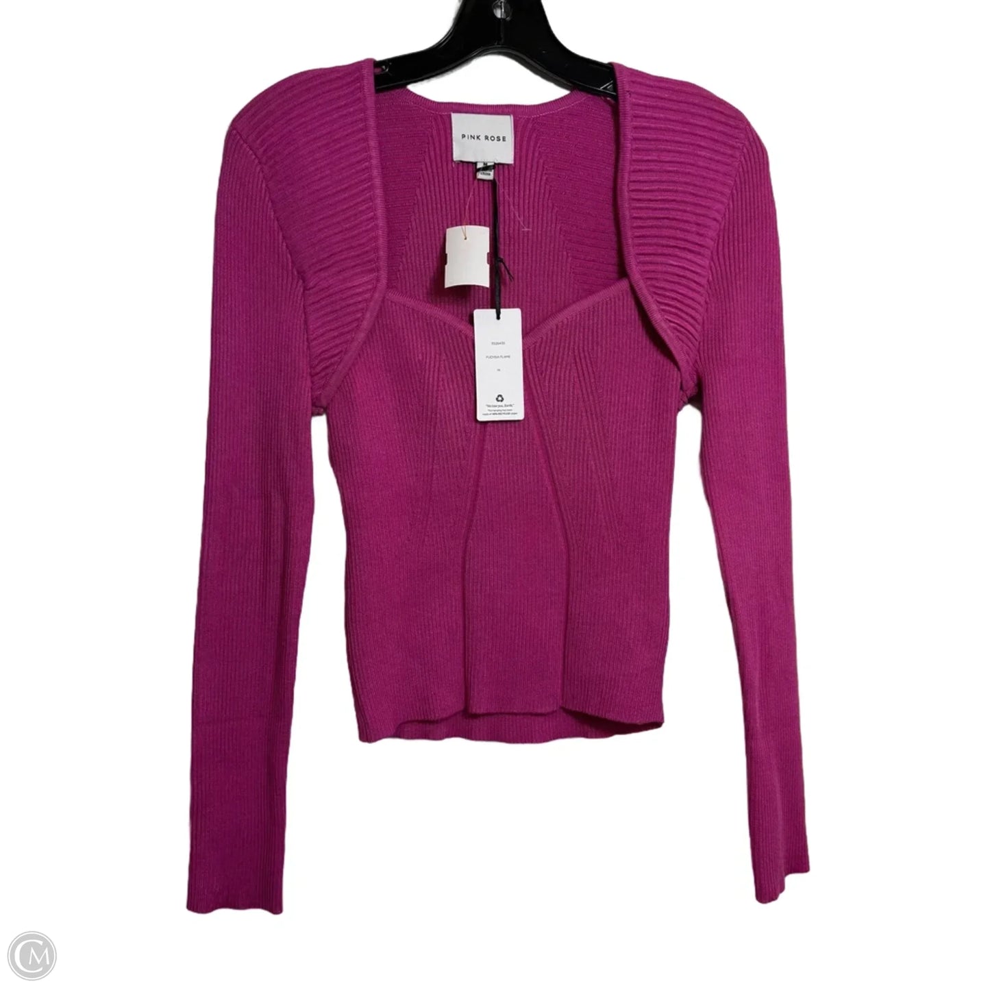 Sweater By Pink Rose In Pink, Size: M