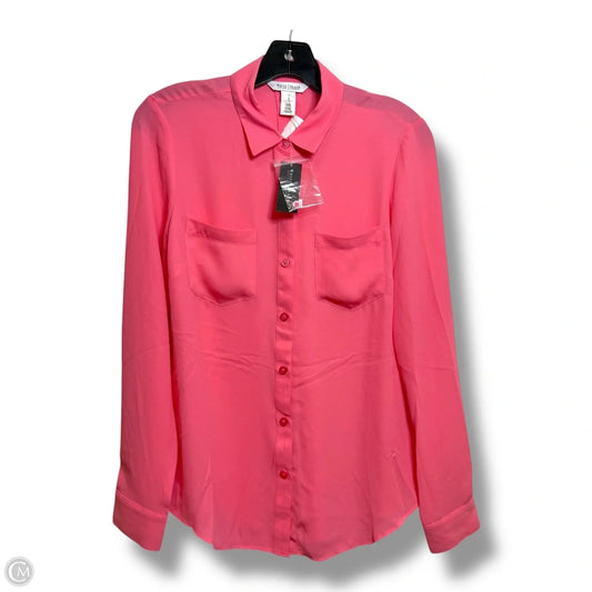 Top Long Sleeve By White House Black Market In Orange, Size: Xs