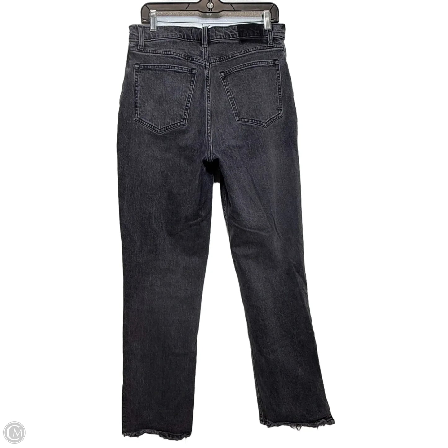Jeans The 90, Straight Ultra High Rise By Abercrombie And Fitch In Black, Size: 10