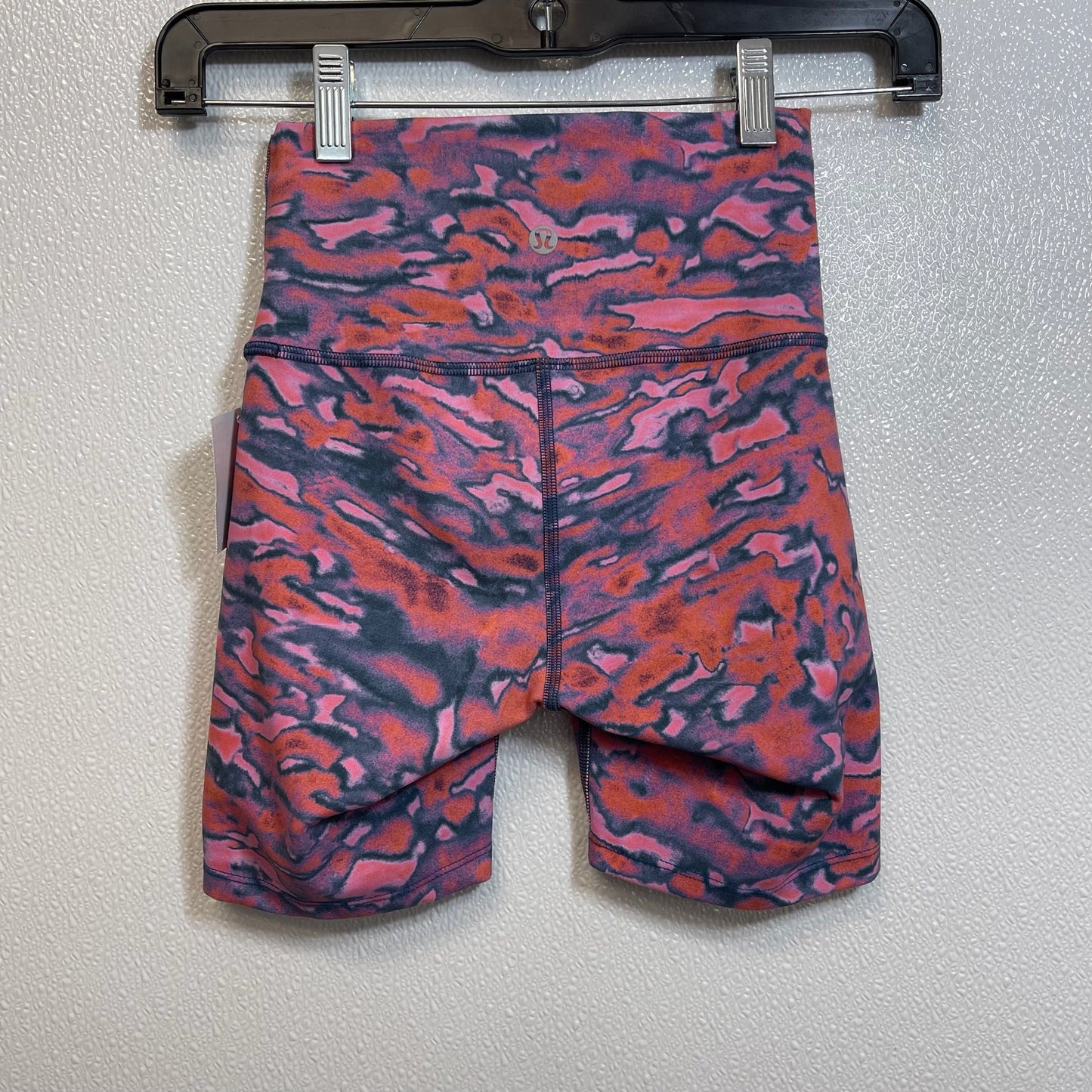 Athletic Shorts By Lululemon In Tie Dye, Size: 2