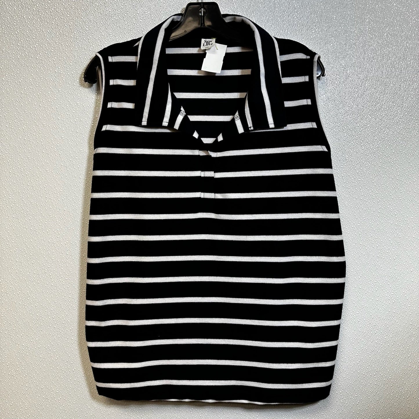 Striped Top Sleeveless Sew In Love, Size 2x