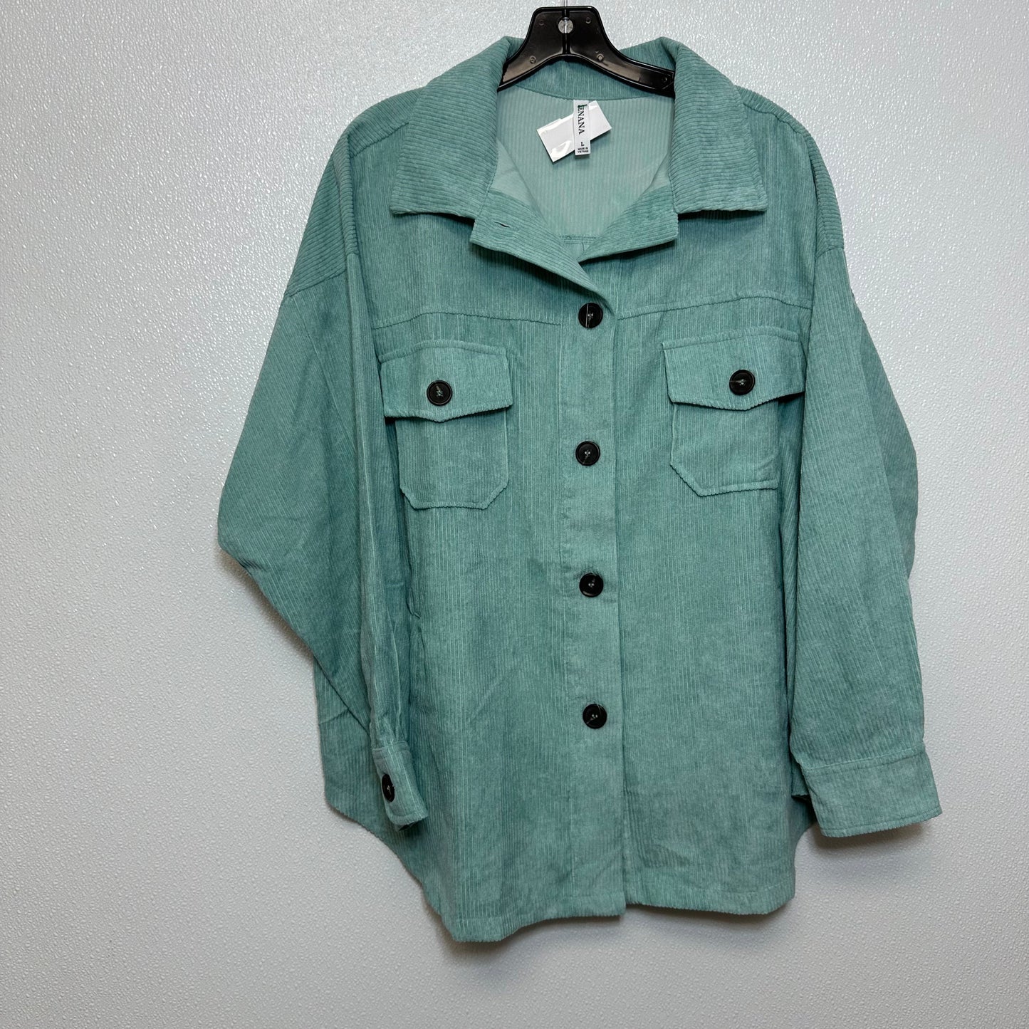 Jacket Shirt By Zenana Outfitters  Size: L