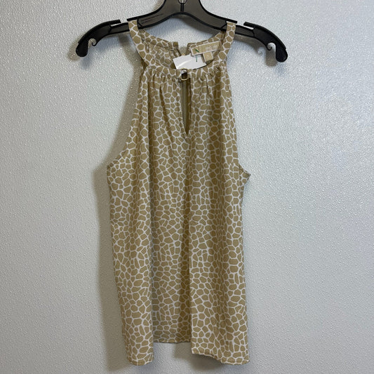 Animal Print Tank Basic Cami Michael By Michael Kors, Size Xl