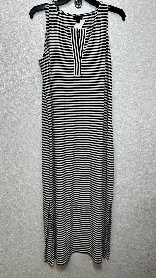 Striped Dress Casual Midi J Jill O, Size Petite  Medium
