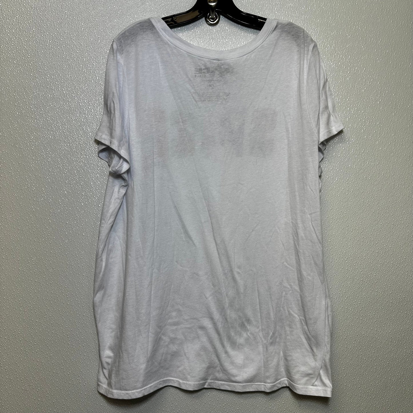 White Top Short Sleeve Basic Torrid, Size 2x