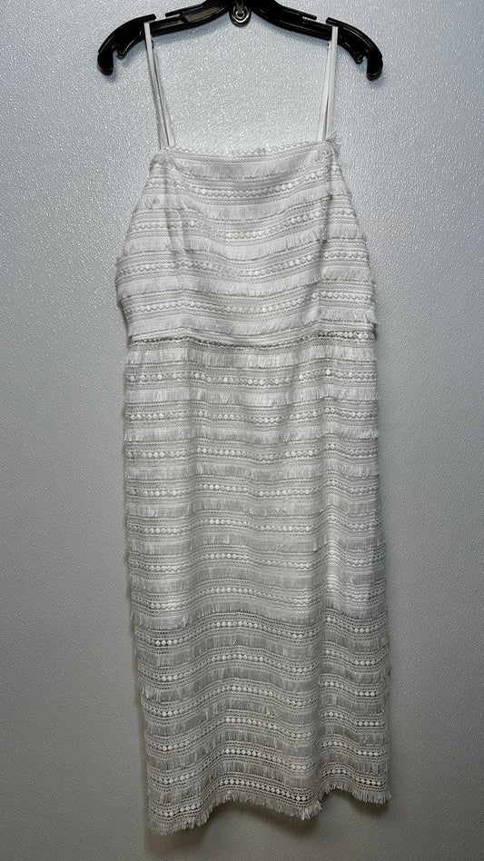 White Dress Casual Midi Ali And Jay, Size Xl