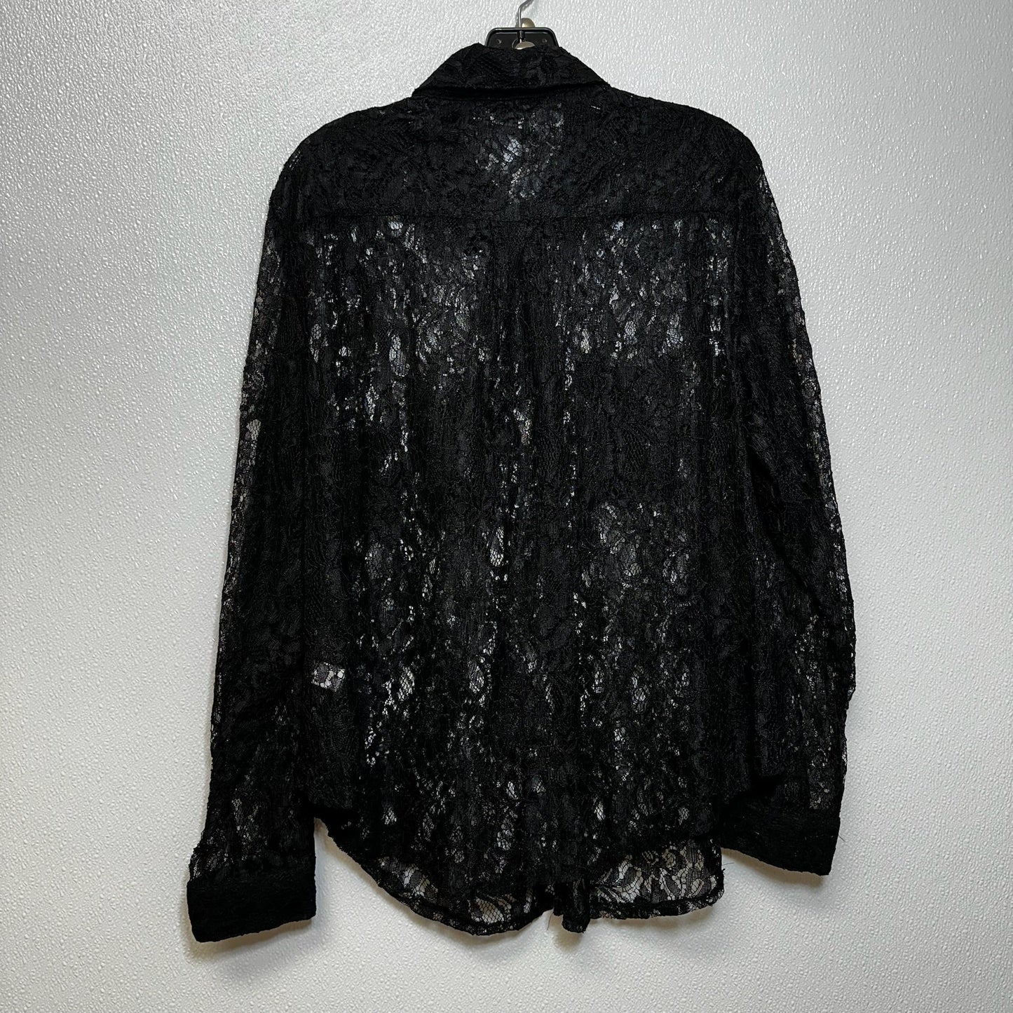 Black Blouse Long Sleeve Torrid, Size 1x