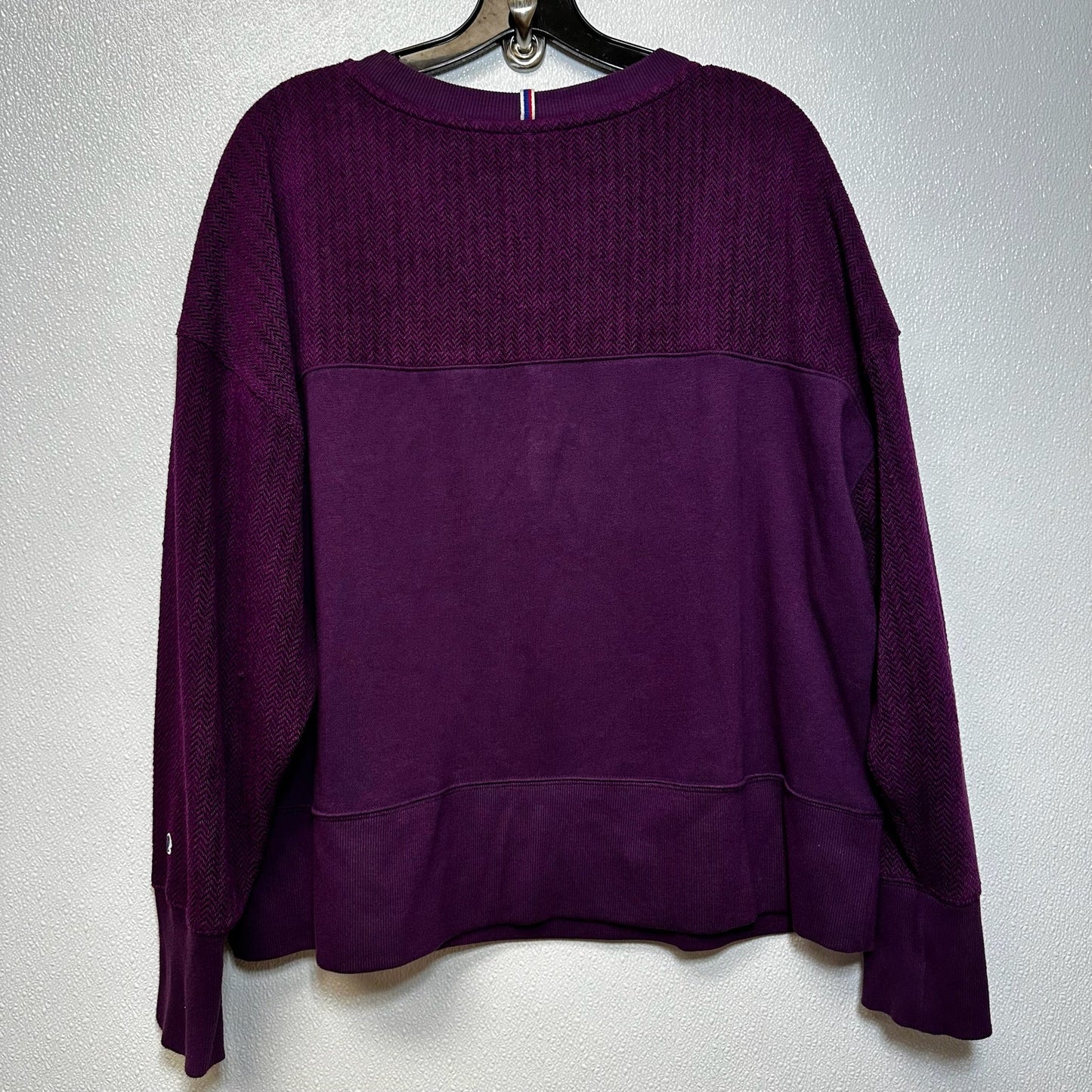 Purple Sweatshirt Crewneck Champion, Size 1x