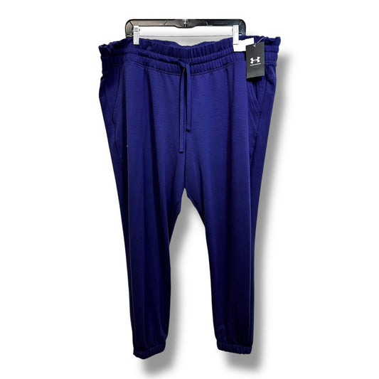 Athletic Pants By Under Armour In Purple, Size: 2x