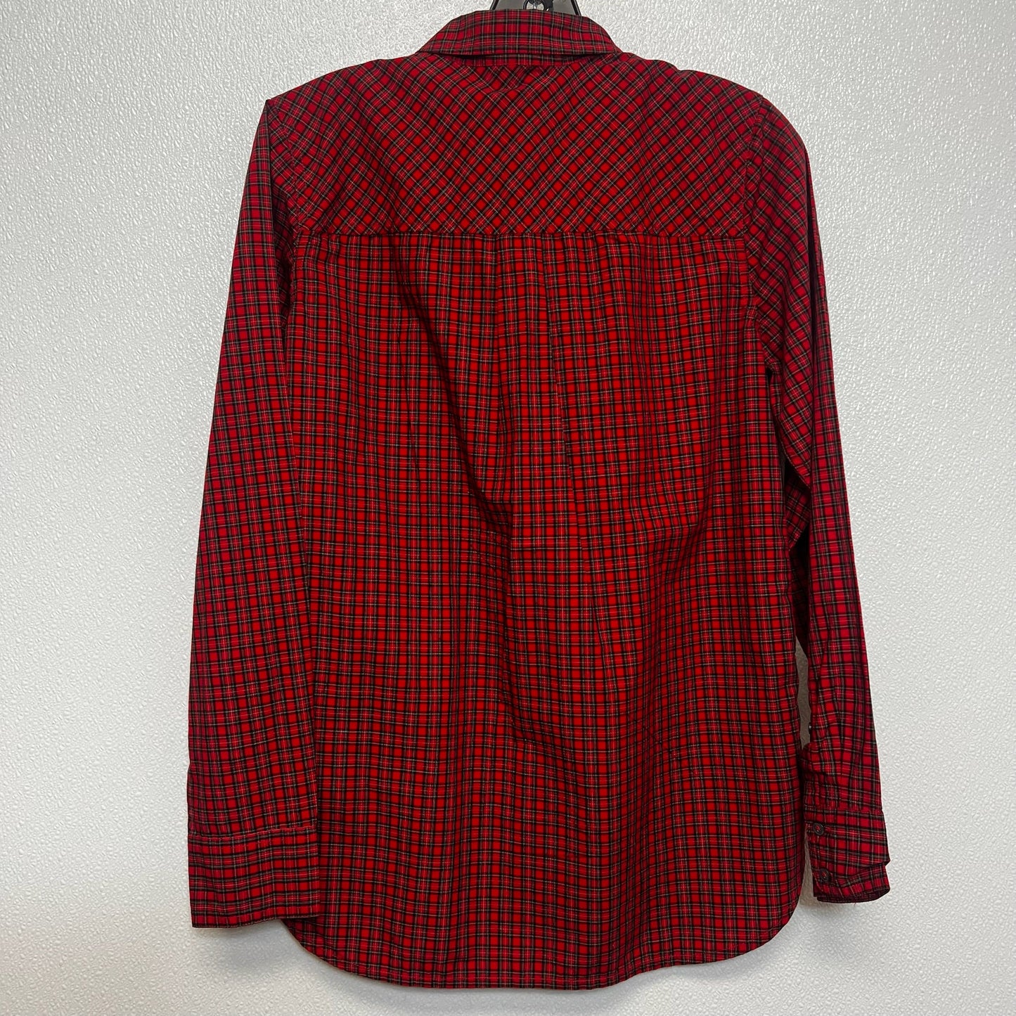 Blouse Long Sleeve By J Crew O In Christmas, Size: S