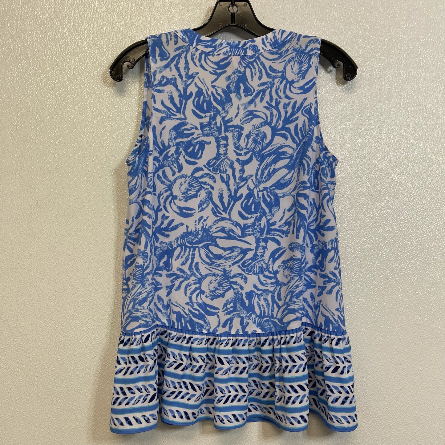 Top Sleeveless By Lilly Pulitzer In Blue, Size: Xs