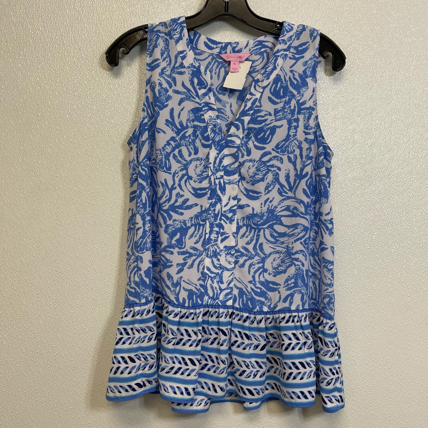 Top Sleeveless By Lilly Pulitzer In Blue, Size: Xs