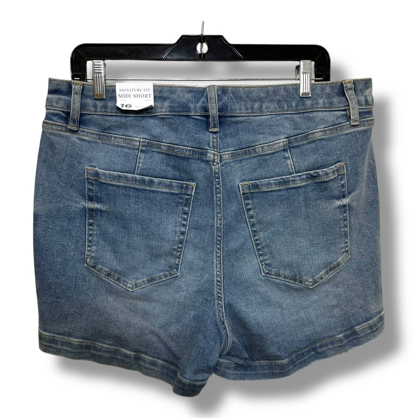 Shorts By Lane Bryant In Blue Denim, Size: 16