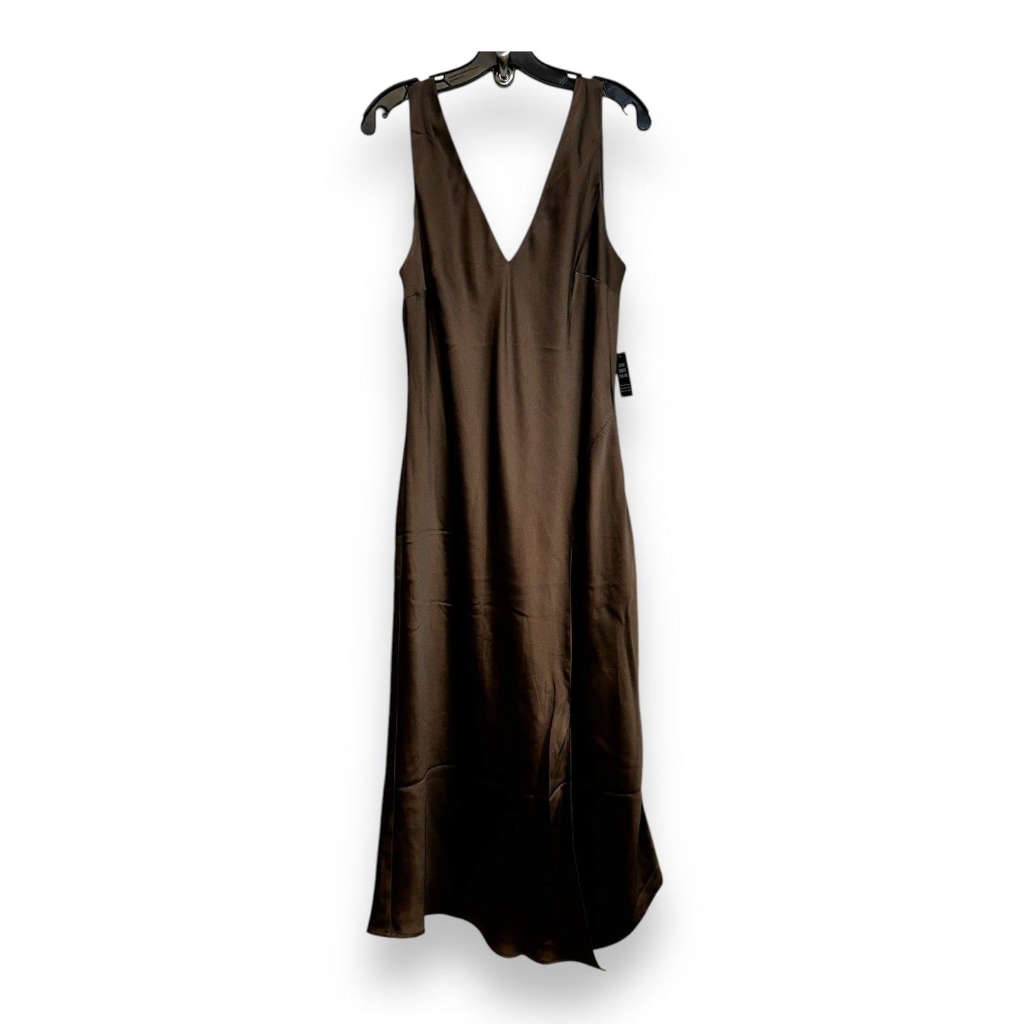 Dress Party Midi By Express In Bronze, Size: L