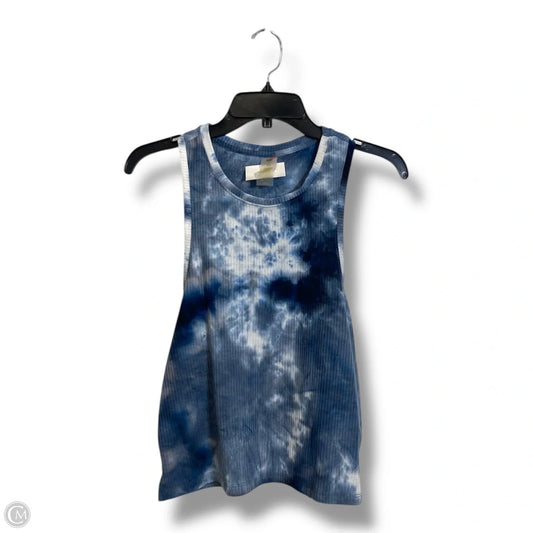 Athletic Tank Top By Cme In Tie Dye Print, Size: Xs