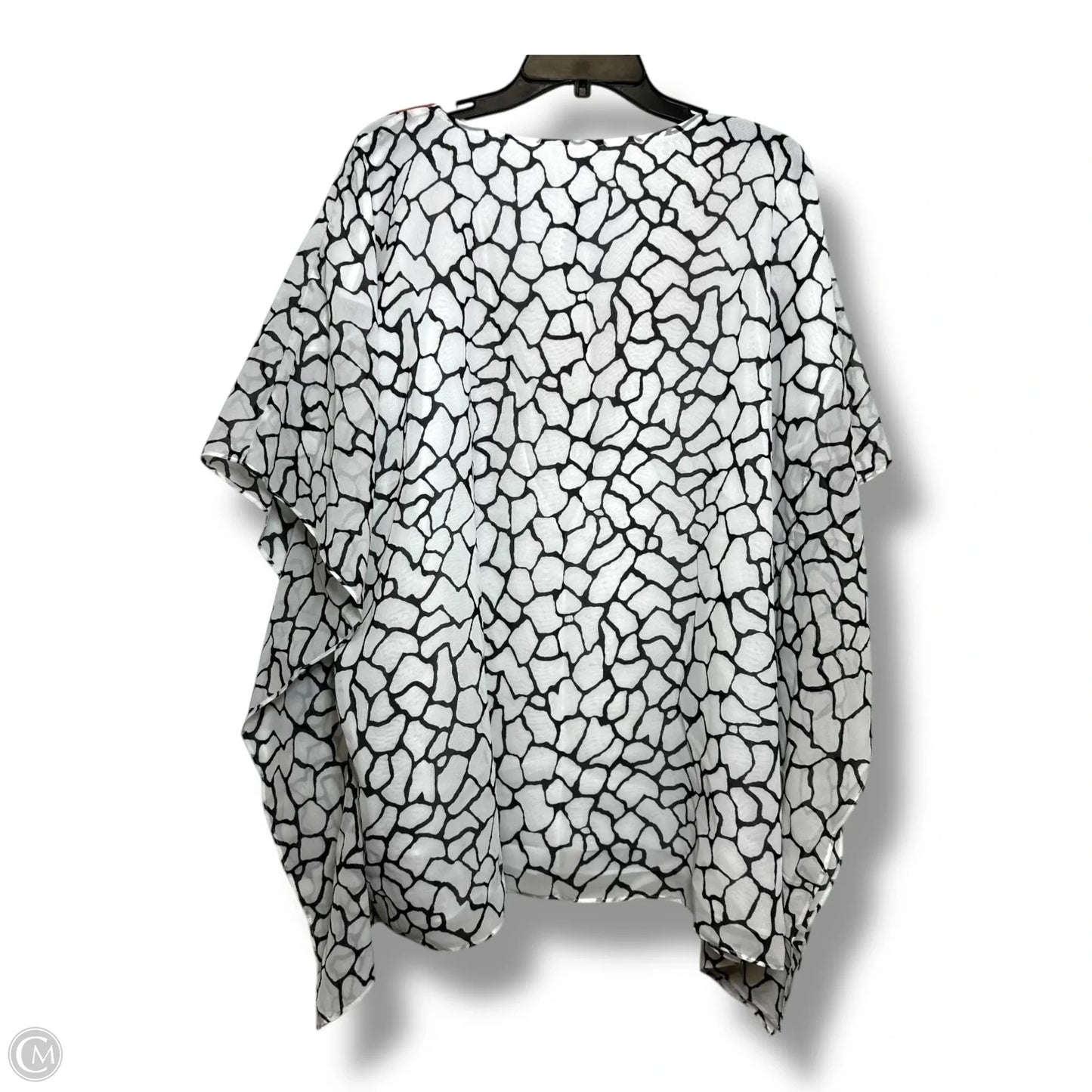Poncho By Cmf In Black & White, Size: M