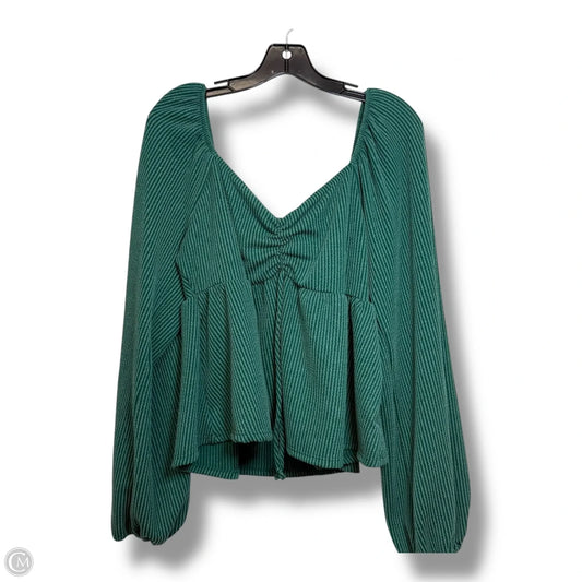 Top Long Sleeve By Altard State In Green, Size: Xl
