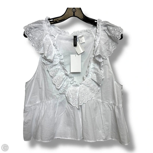 Tank Top By Divided In White, Size: M