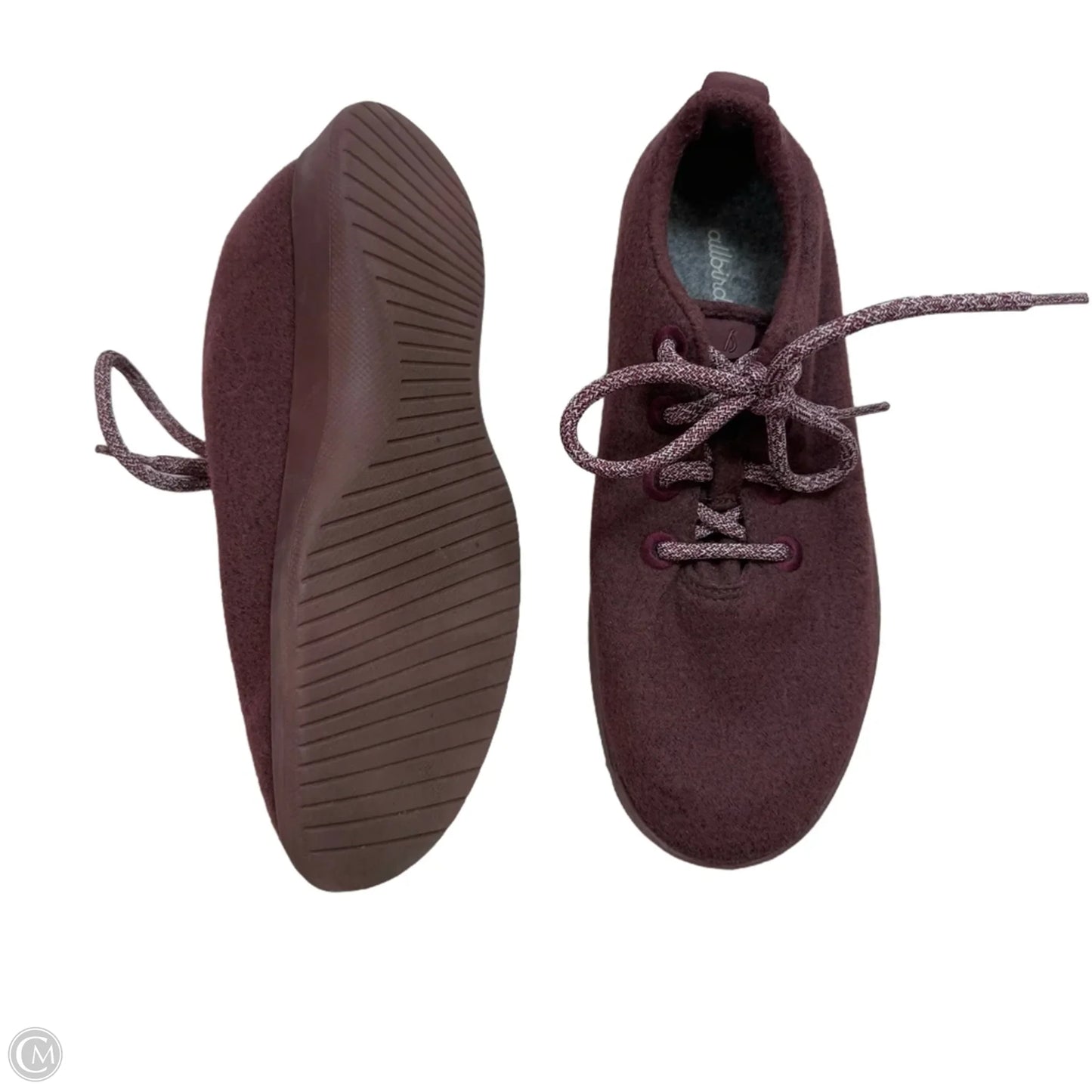 Shoes Sneakers By Allbirds In Maroon, Size: 10