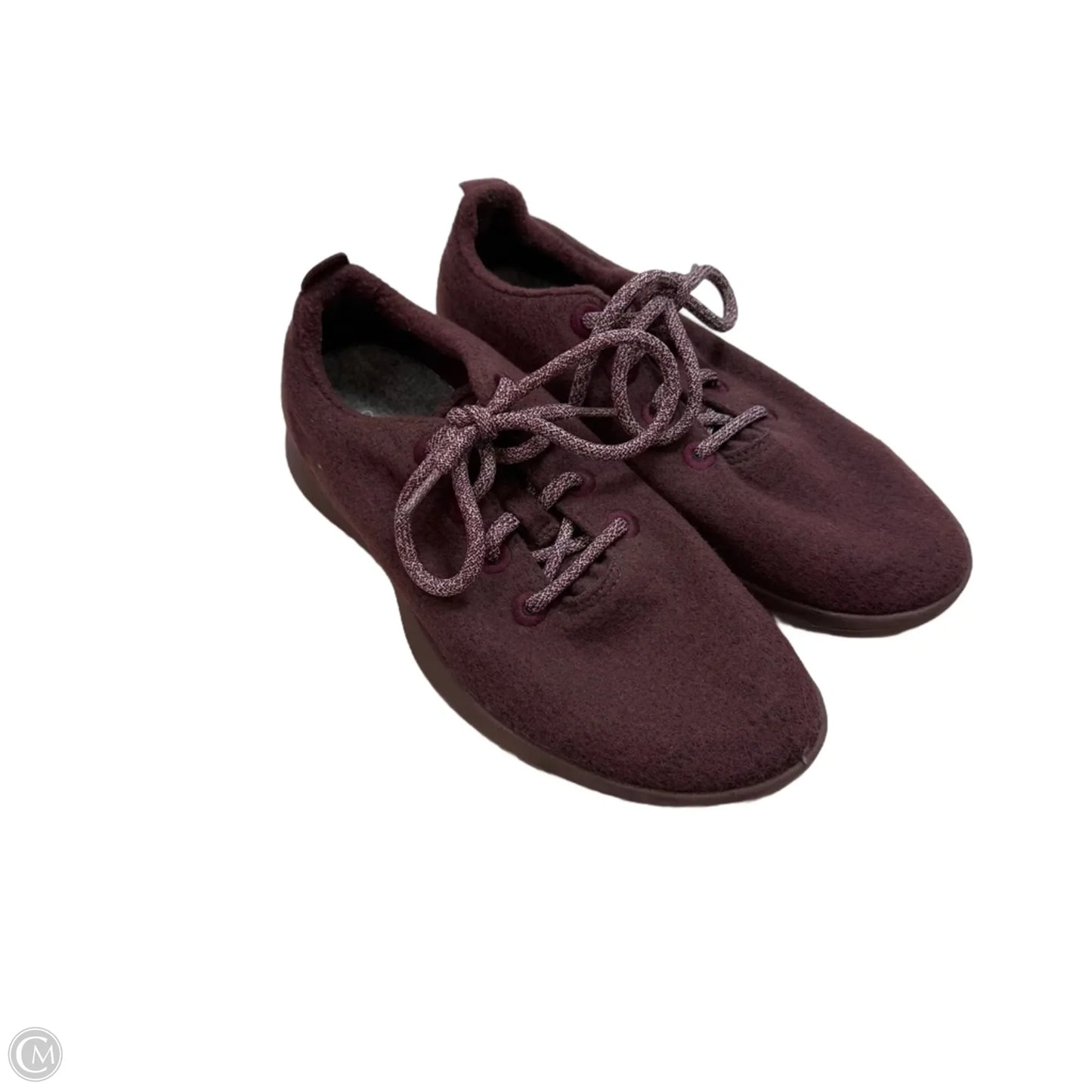 Shoes Sneakers By Allbirds In Maroon, Size: 10