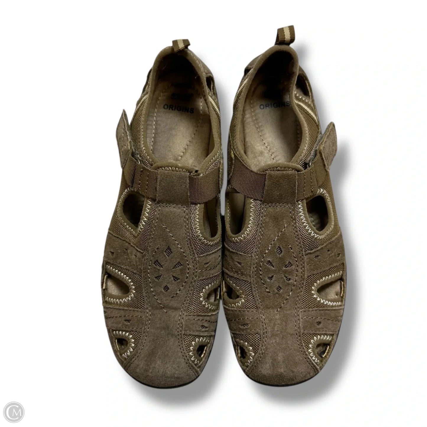 Sandals Flats By Earth In Tan, Size: 9.5