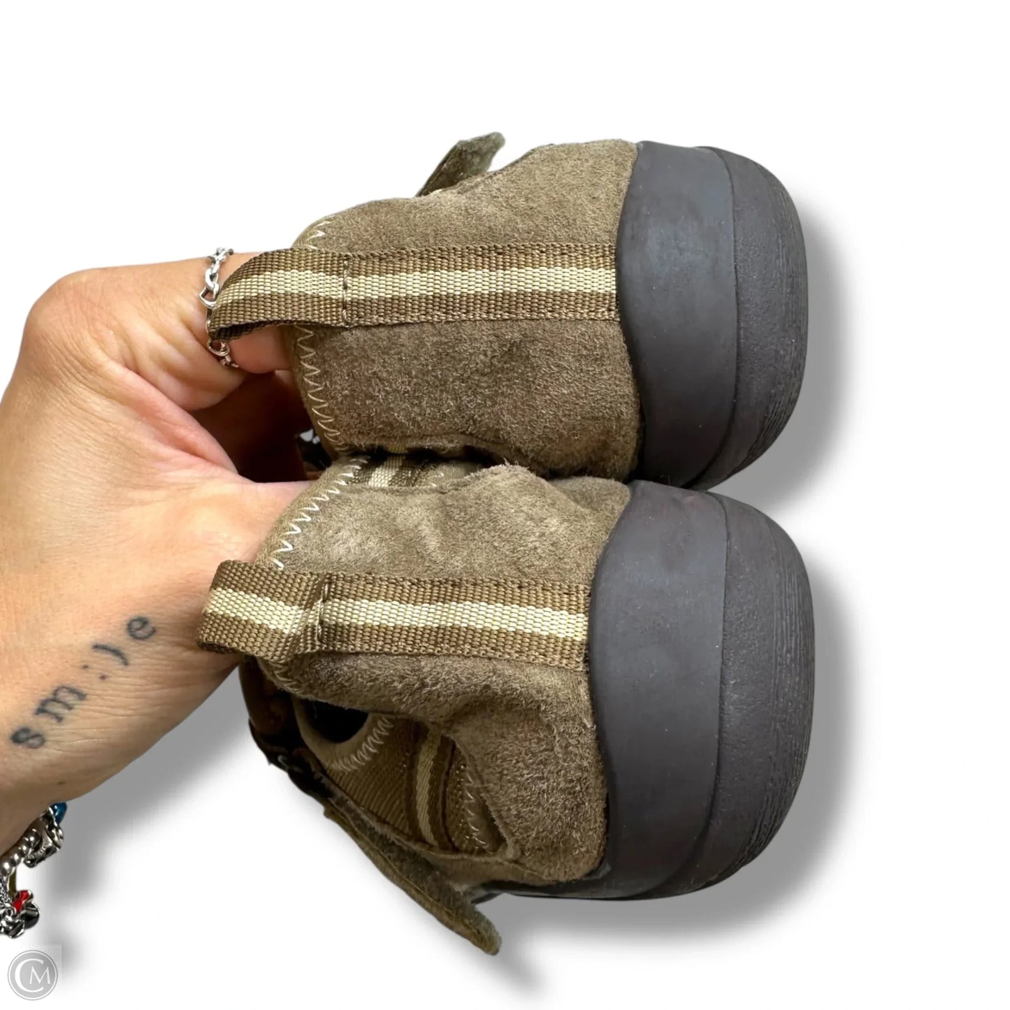 Sandals Flats By Earth In Tan, Size: 9.5