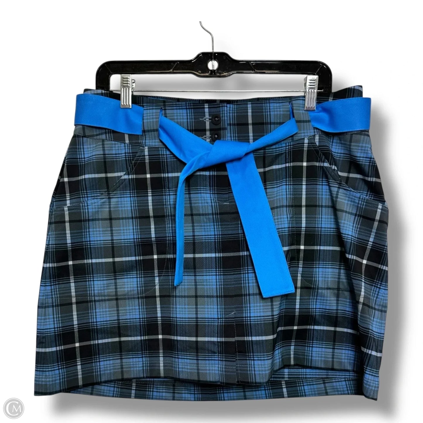 Golf Skort By Nike Apparel In Plaid Pattern, Size: 8