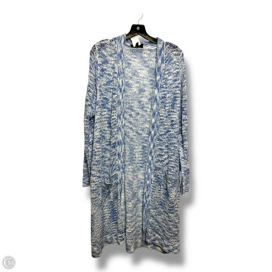 Cardigan By Lane Bryant In Blue, Size: 1x