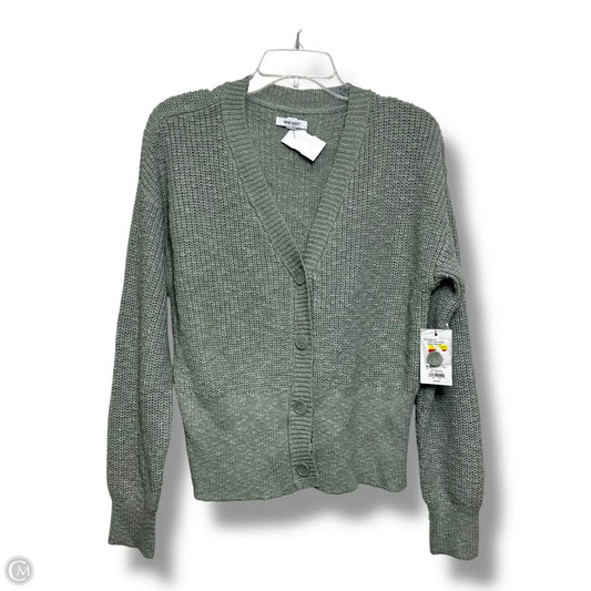 Cardigan By Nine West Apparel In Green, Size: L