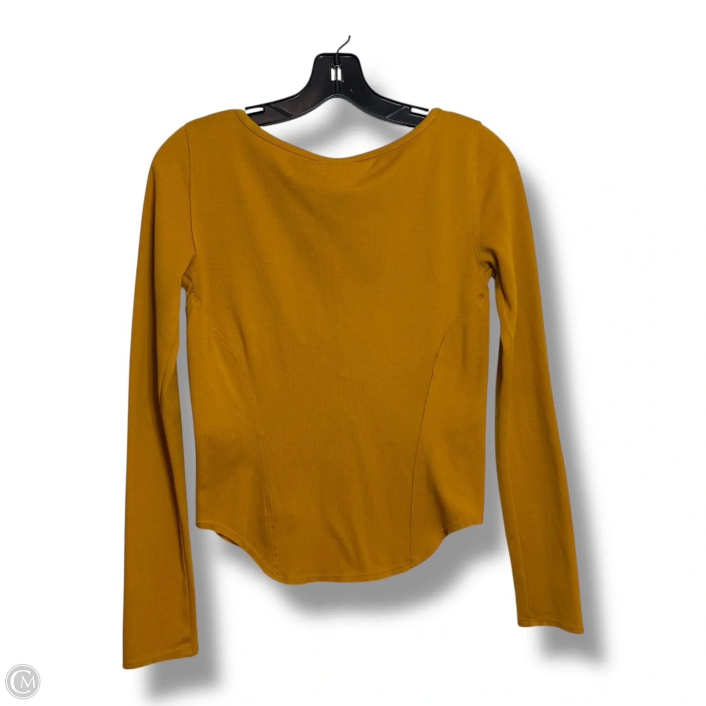 Top Long Sleeve By We The Free In Gold, Size: Xs