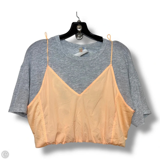 Top Short Sleeve Basic By Free People In Grey, Size: S