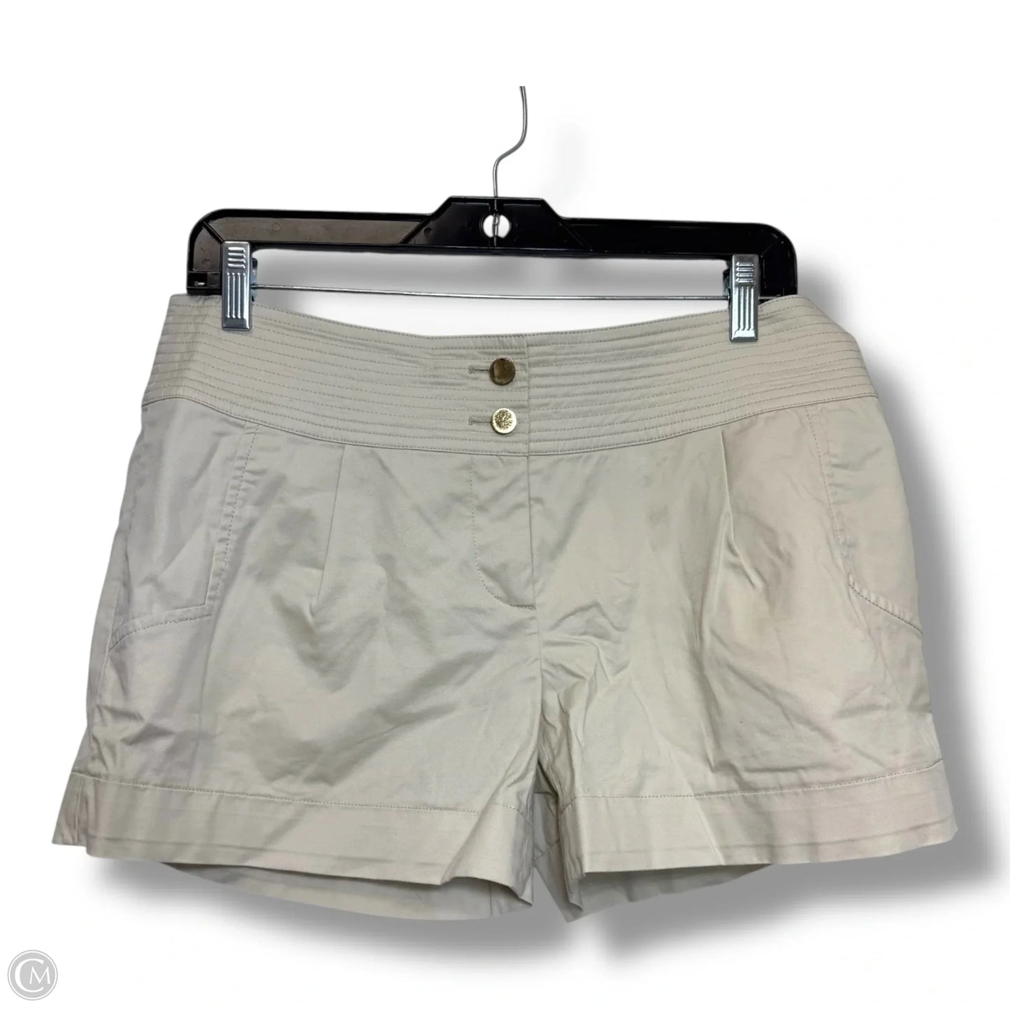 Shortalls Designer By Tory Burch In Tan, Size: 6