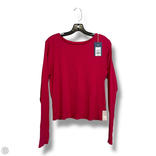 Top Long Sleeve Basic By Universal Thread In Pink, Size: Xxl