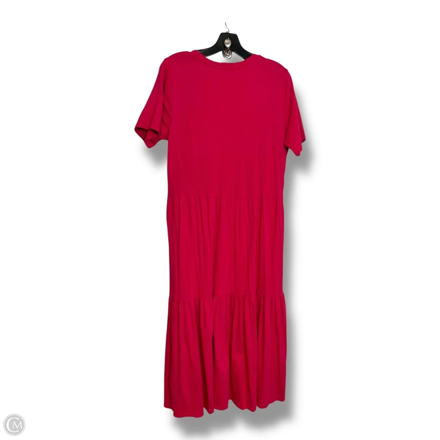 Dress Casual Midi By J. Crew In Pink, Size: L