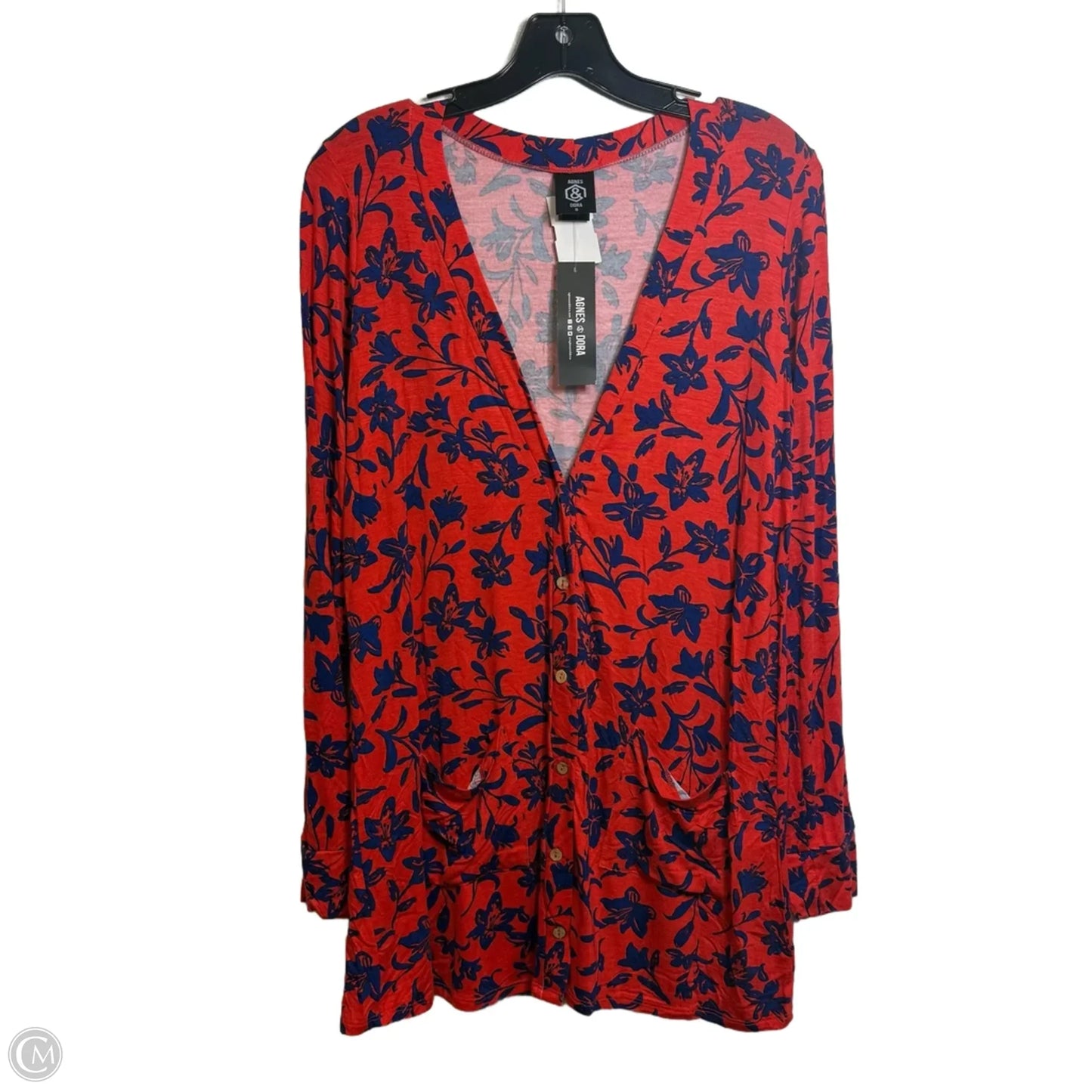 Cardigan By Agnes & Dora In Red, Size: S