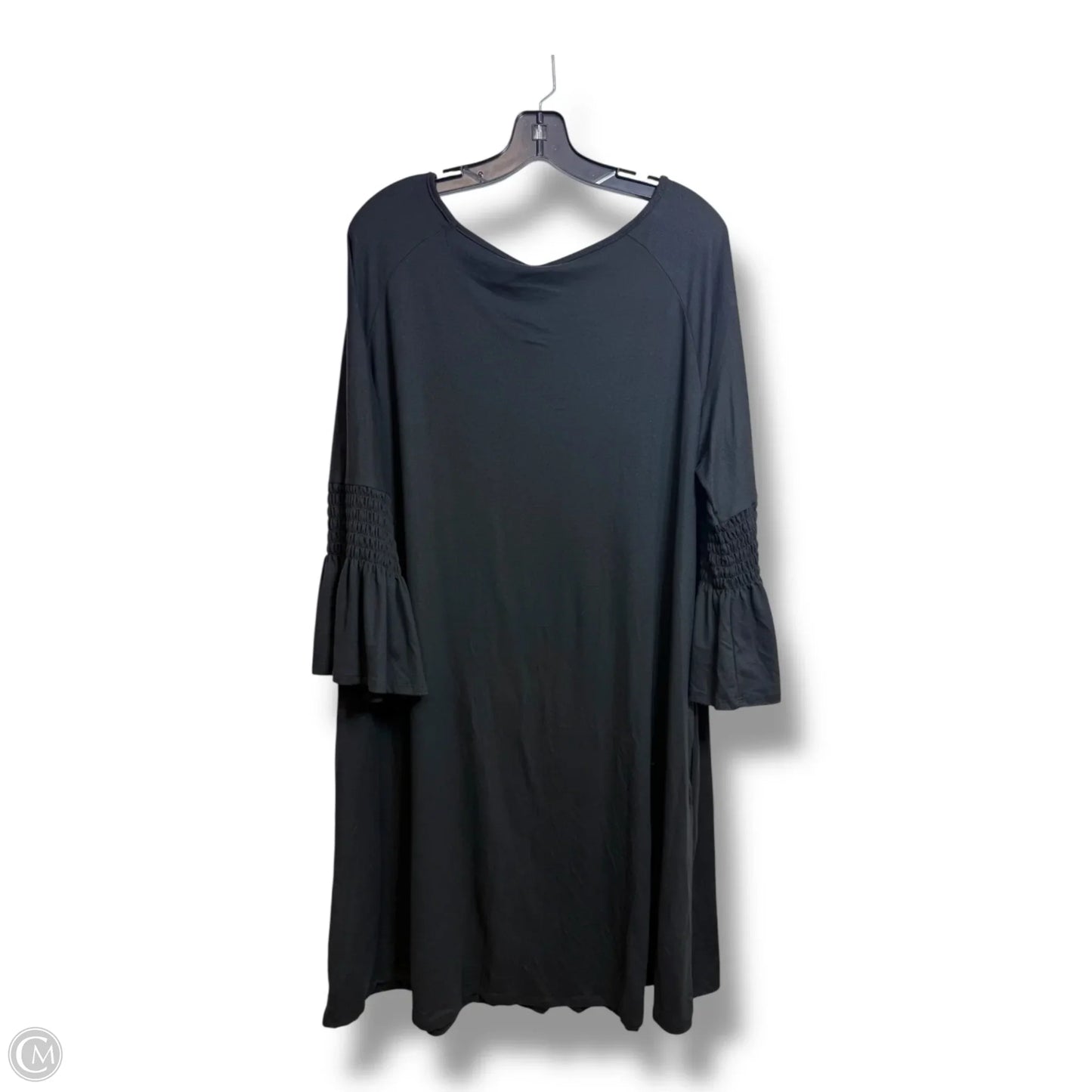 Dress Casual Short By Agnes & Dora In Black, Size: 3x