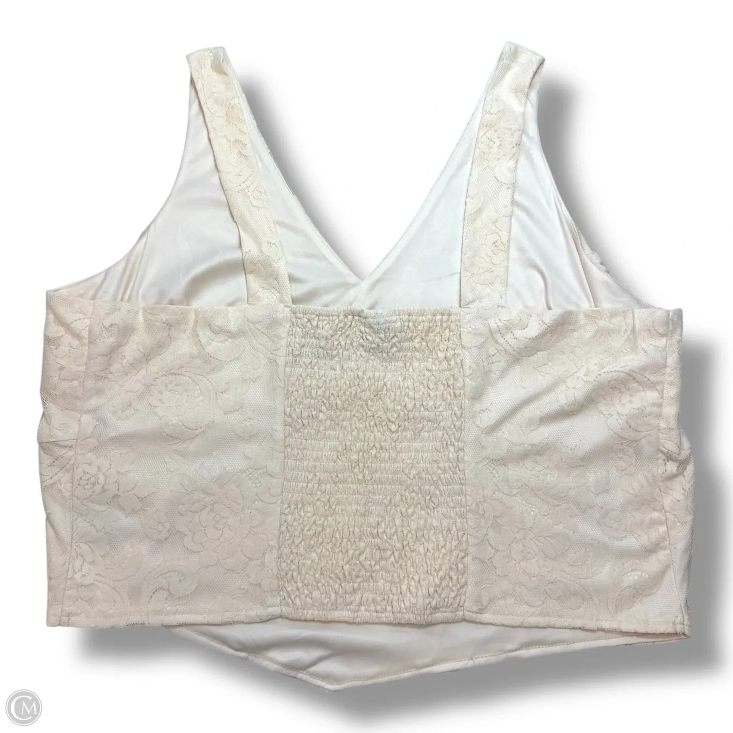 Top Sleeveless By Torrid In Ivory, Size: 3x