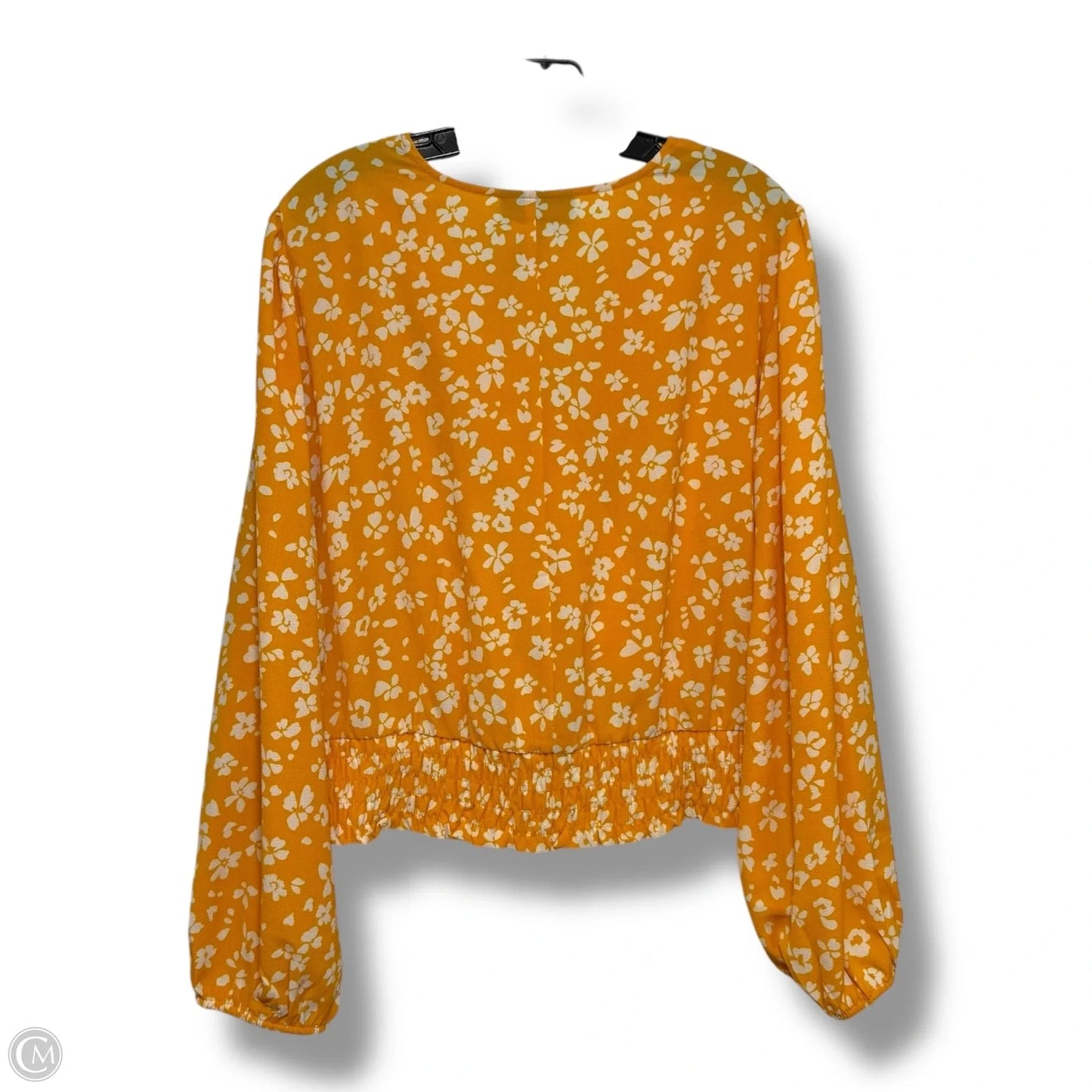 Top Long Sleeve By Lane Bryant In Gold, Size: 2x