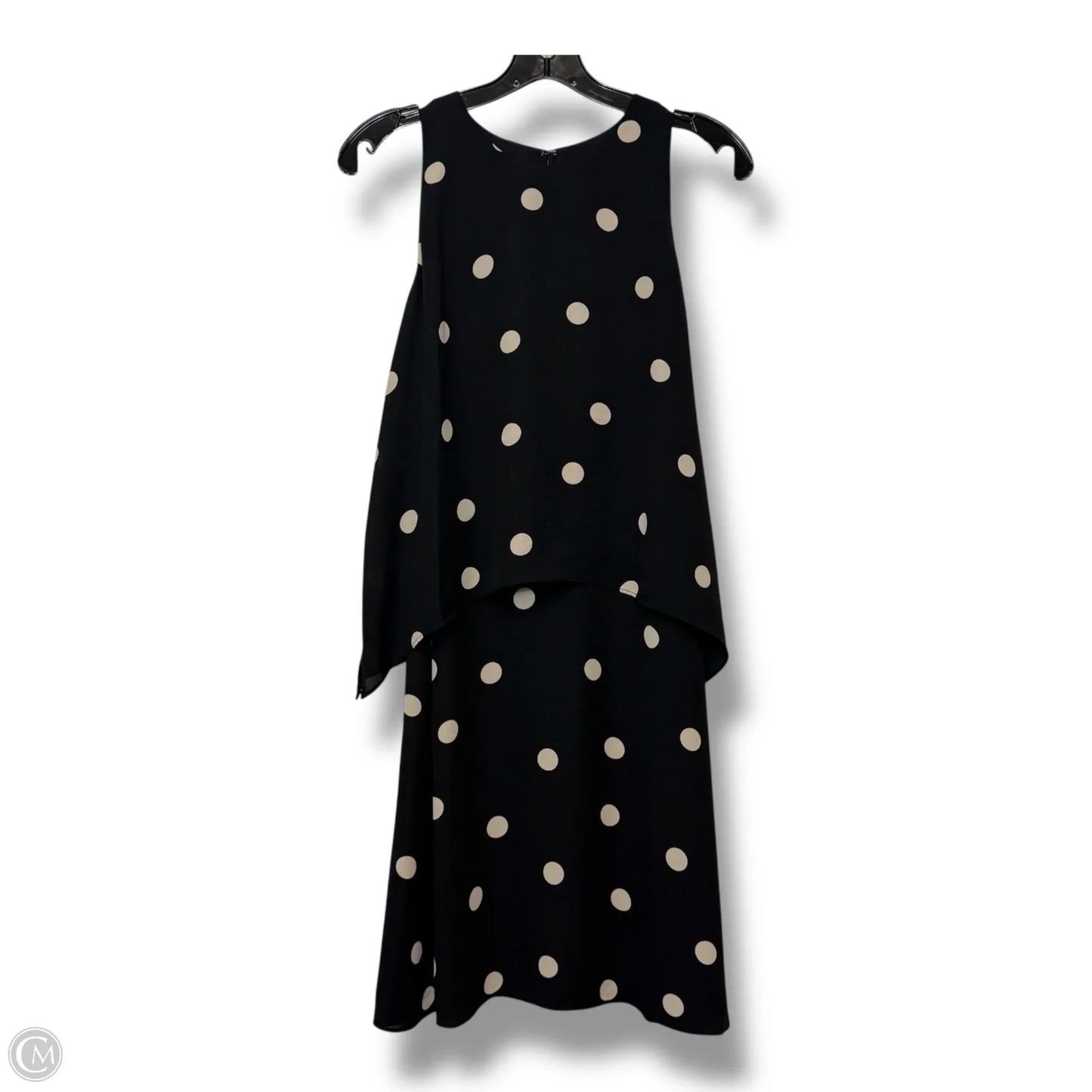 Dress Party Short By Ann Taylor In Polkadot Pattern, Size: M