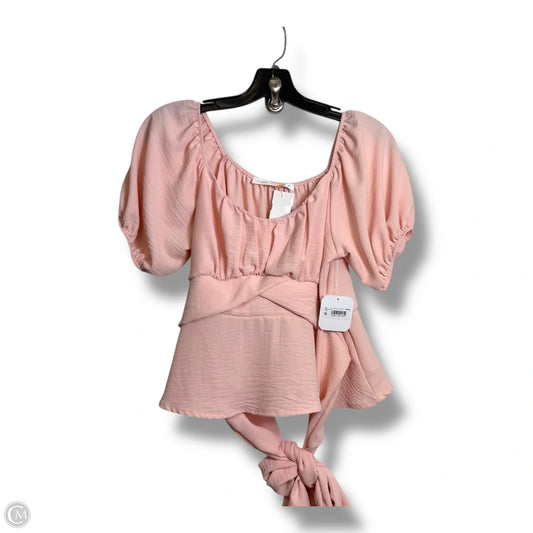 Top Short Sleeve By Altard State In Pink, Size: M
