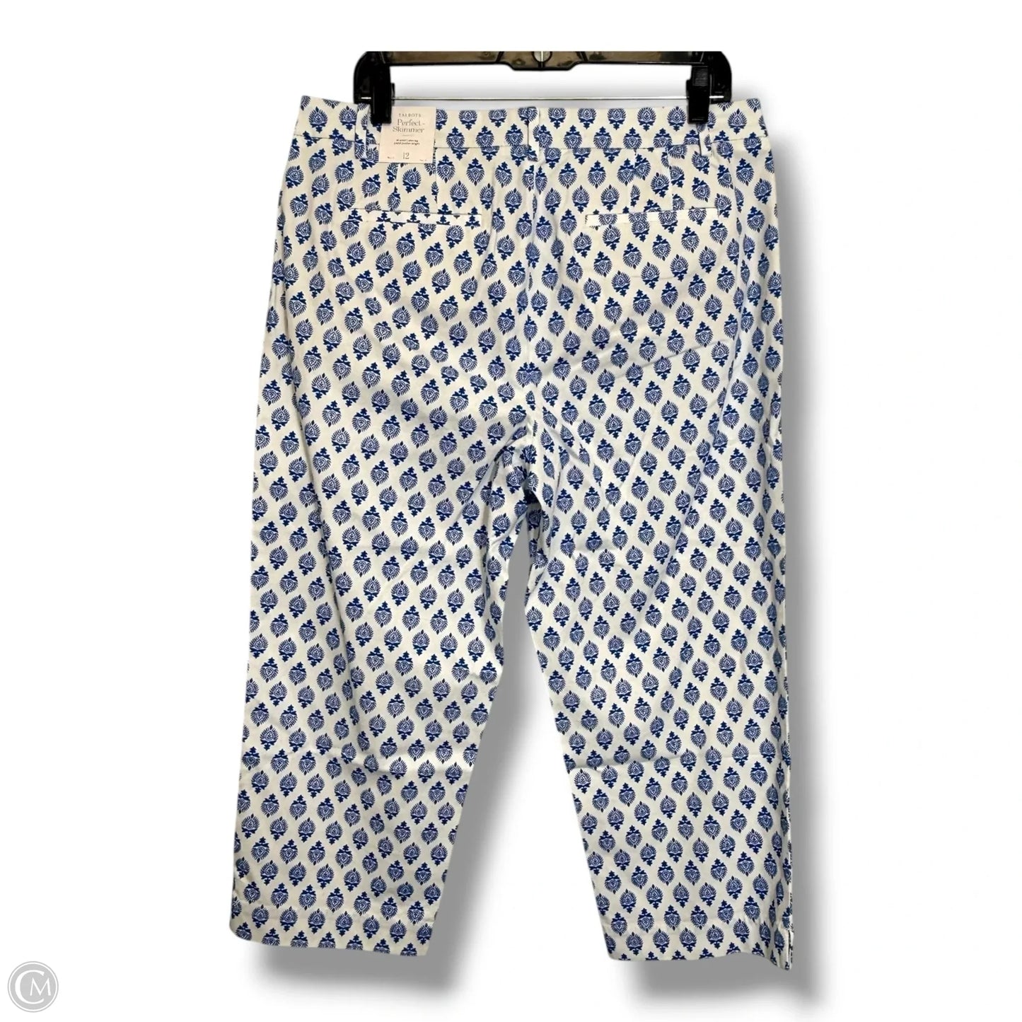 Pants Cropped By Talbots In Blue, Size: 12