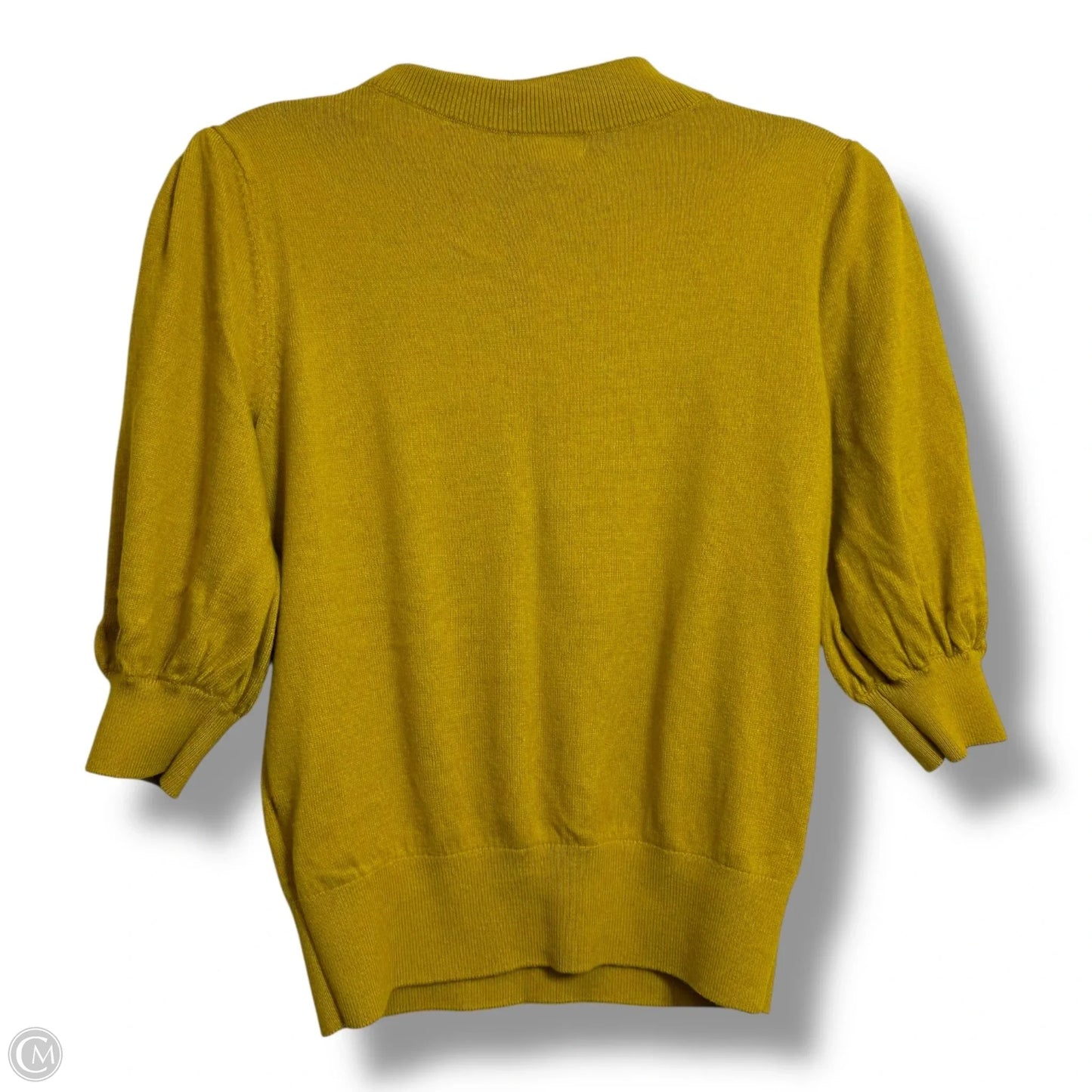 Sweater Short Sleeve By Leith In Chartreuse, Size: S