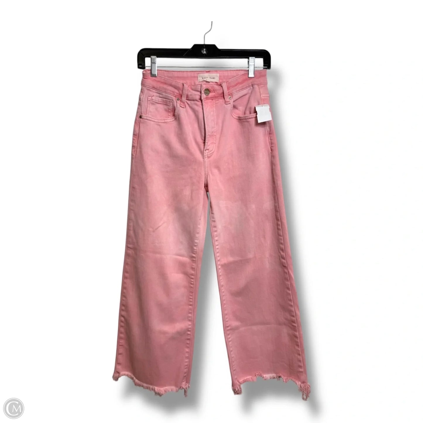 Jeans Wide Leg By Risen In Pink, Size: 4