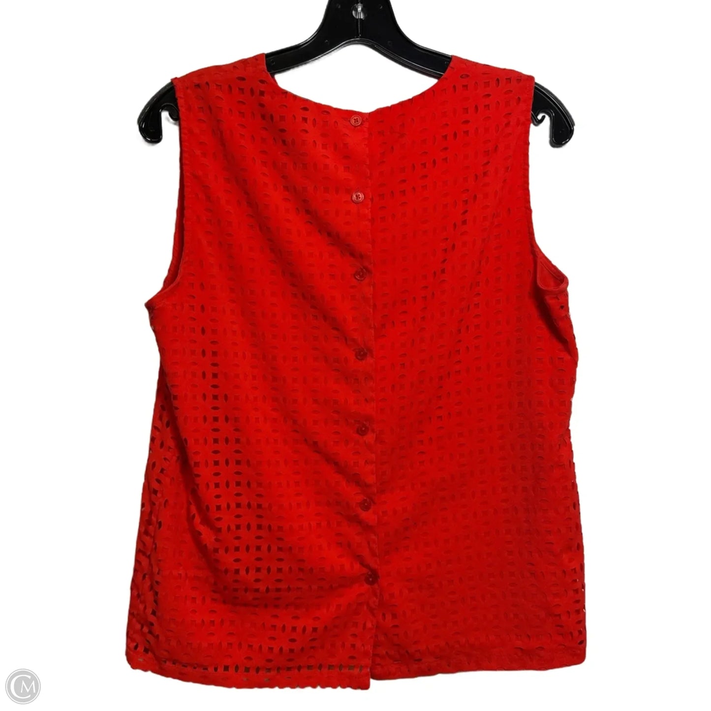Top Sleeveless By Cynthia Rowley In Red, Size: M