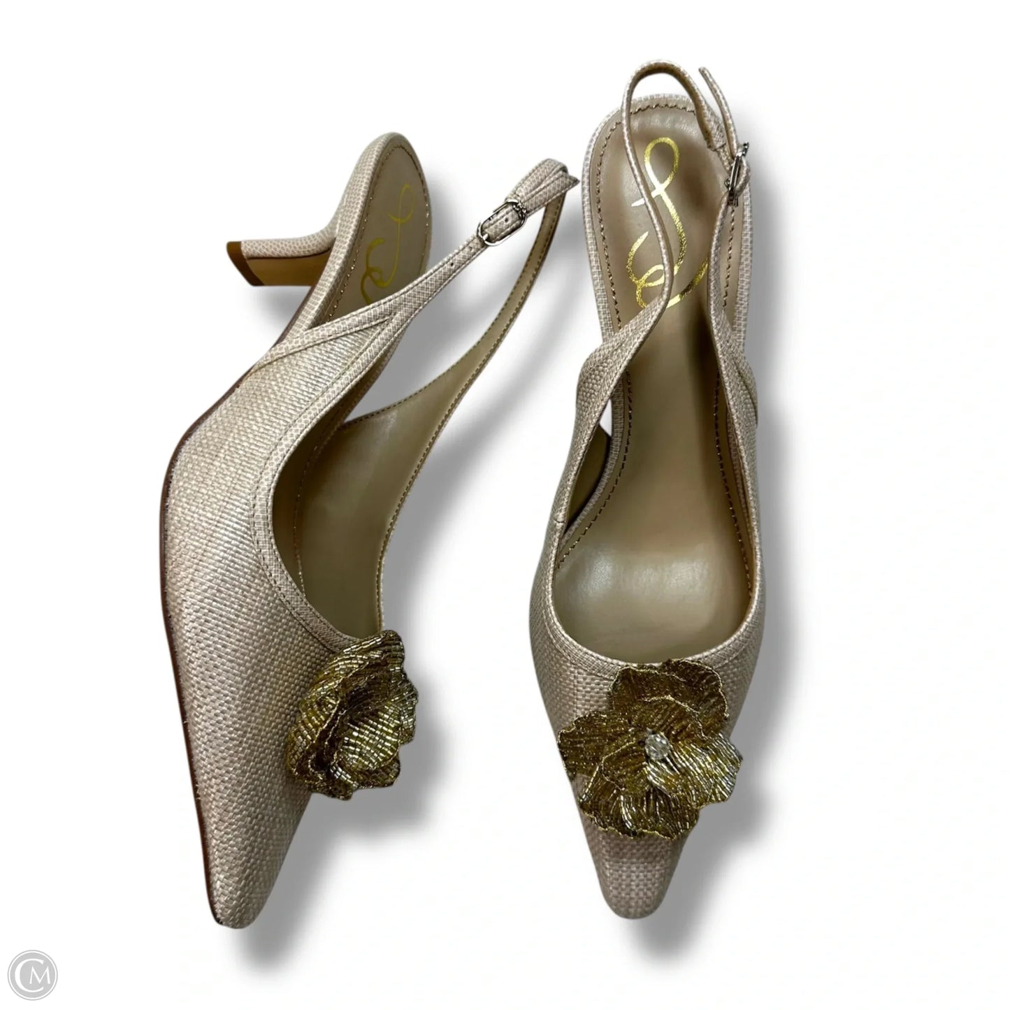 Shoes Heels Kitten By Sam Edelman In Beige, Size: 7