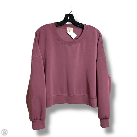 Top Long Sleeve By Simply Southern In Mauve, Size: M