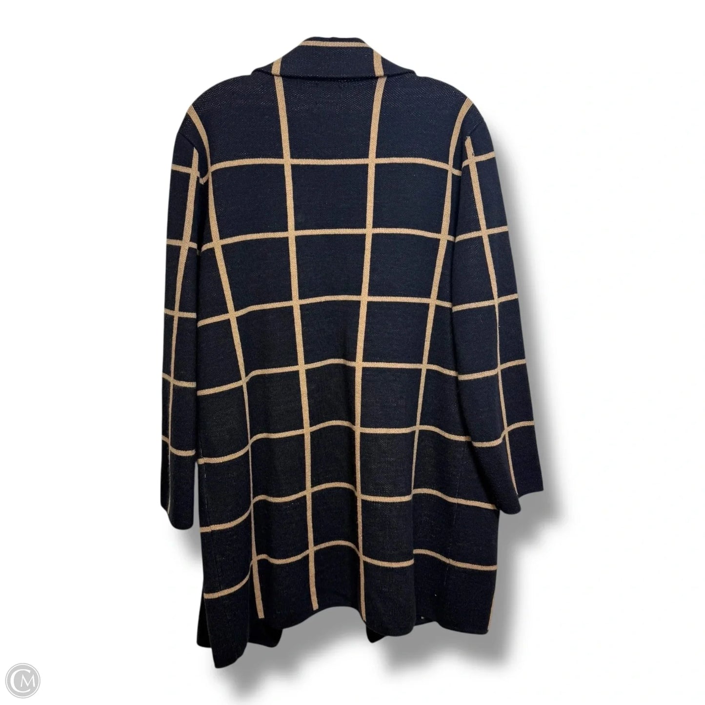 Cardigan By Anne Klein In Navy, Size: L
